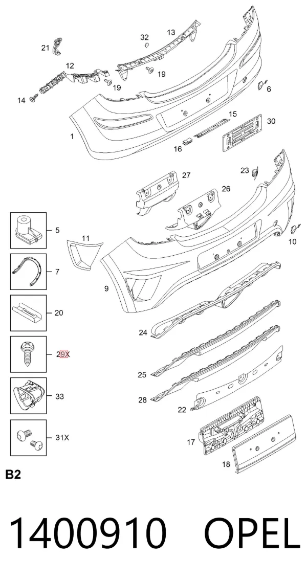  1400910 Opel