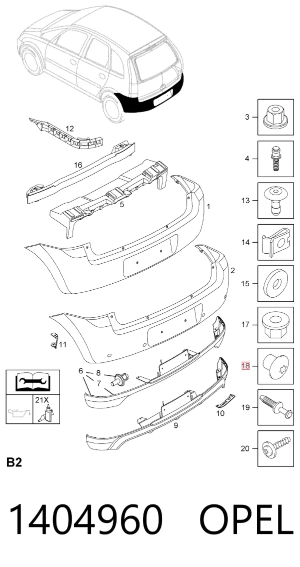  1404960 Opel