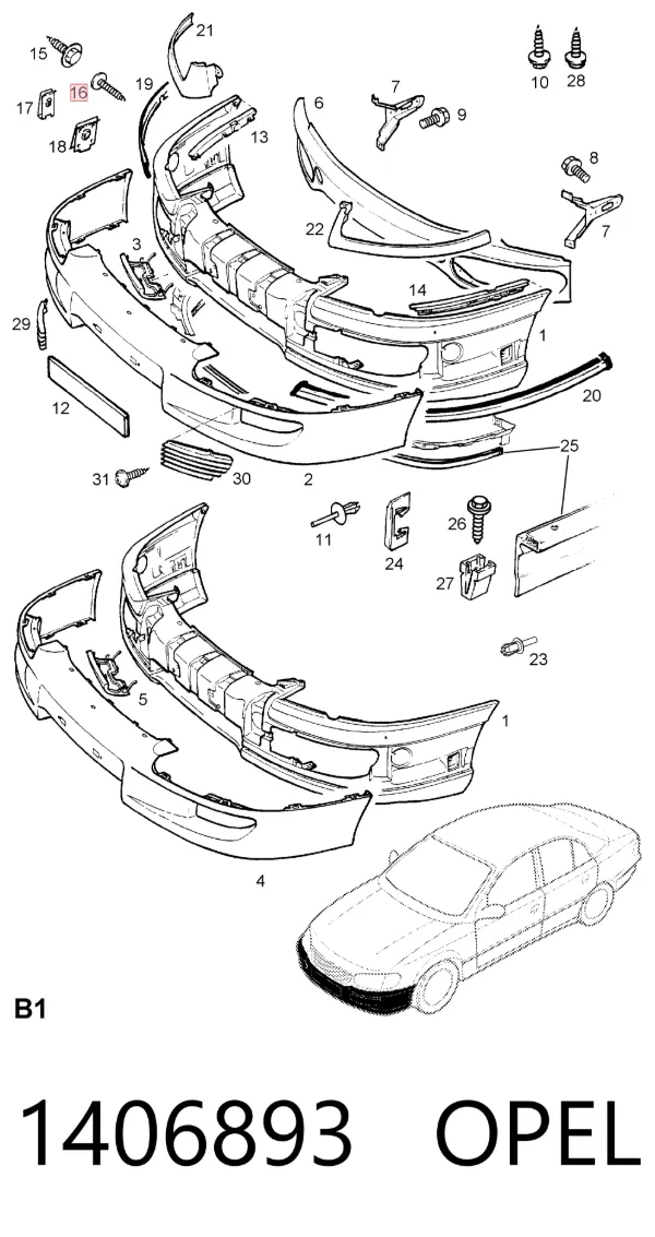 1406893 Opel