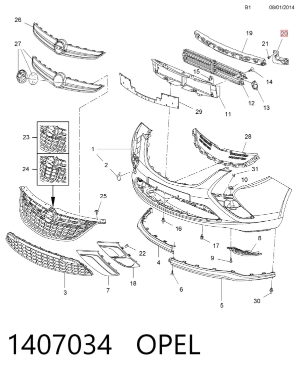  1407034 Opel