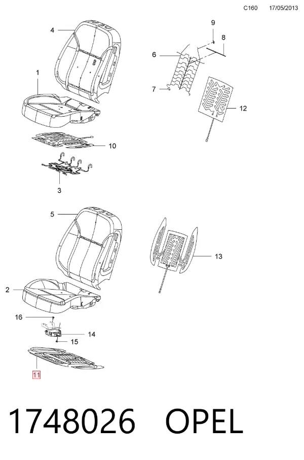 Радиатор печки 22806765 General Motors