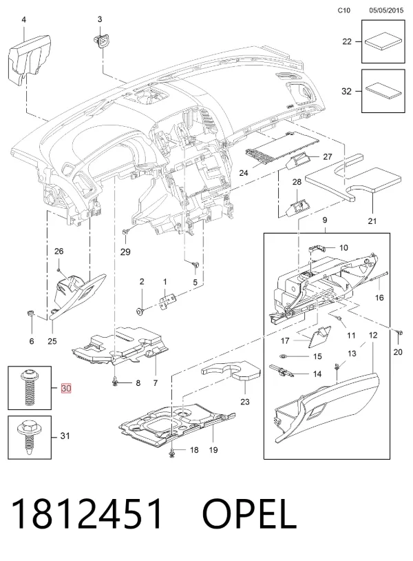  1812451 Opel