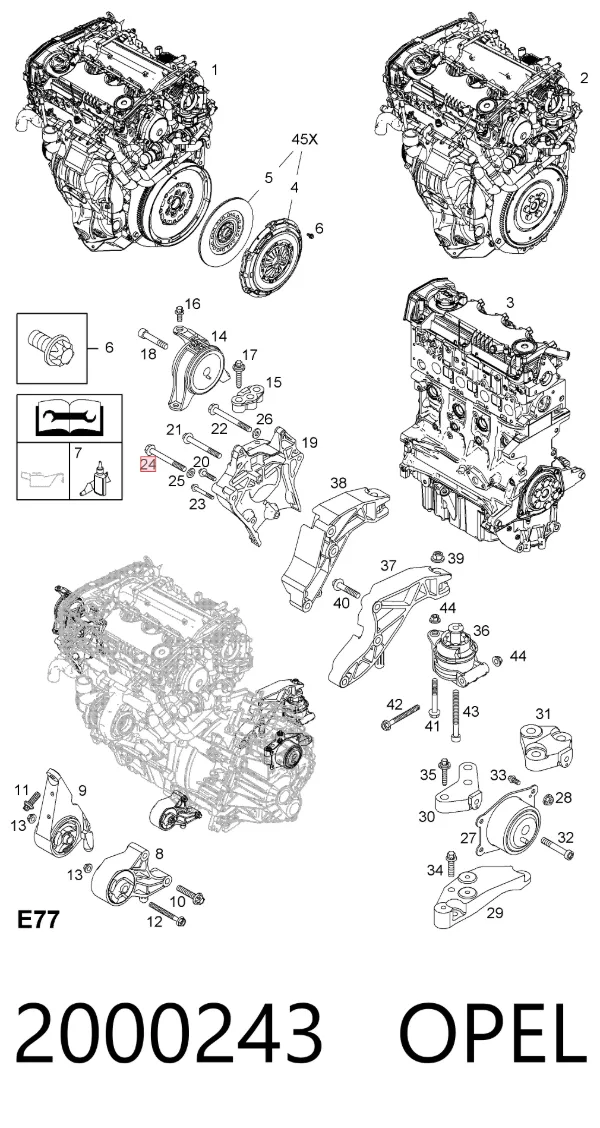  2000243 Opel