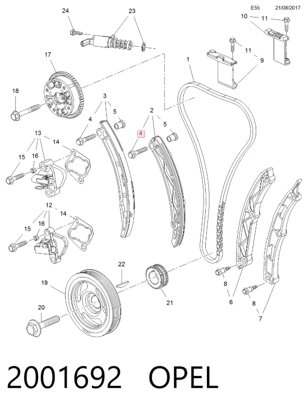  2001692 Opel