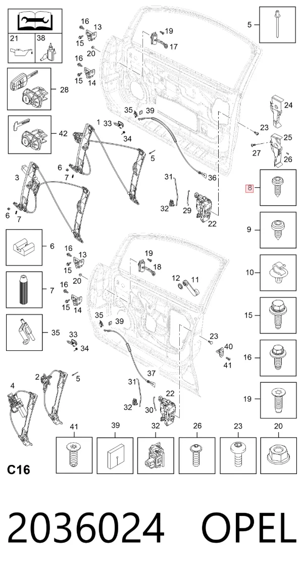  2036024 Opel