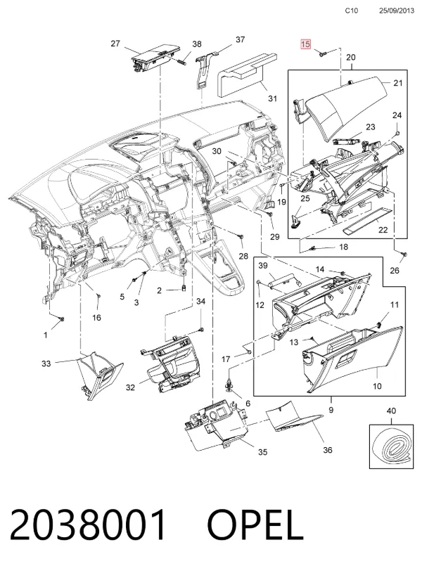  2038001 Opel