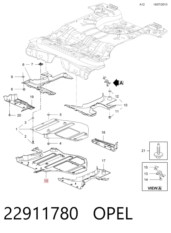  22911780 Opel
