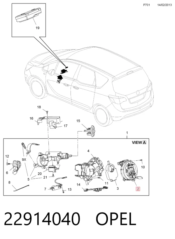  22914040 Opel