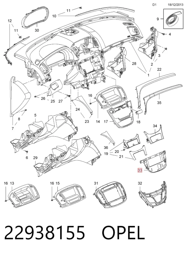  22938155 Opel