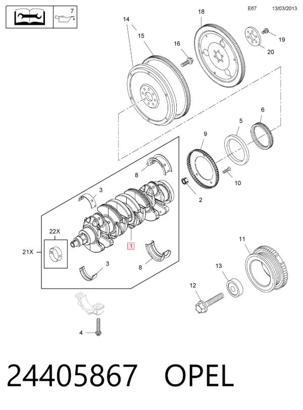  24405867 Opel