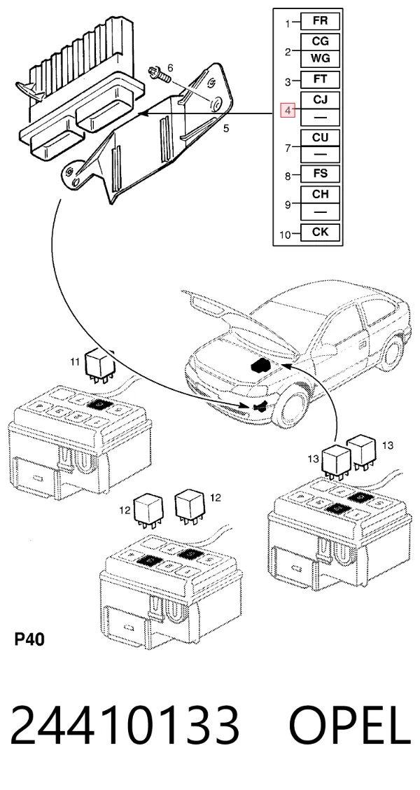  24410133 Opel