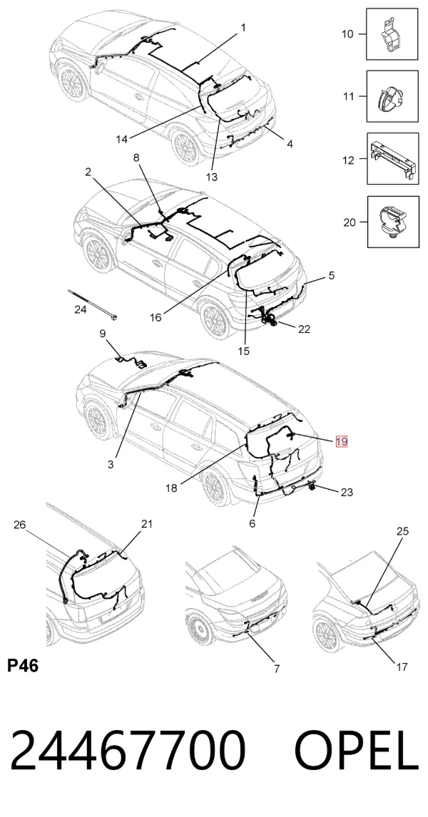  24467700 Opel