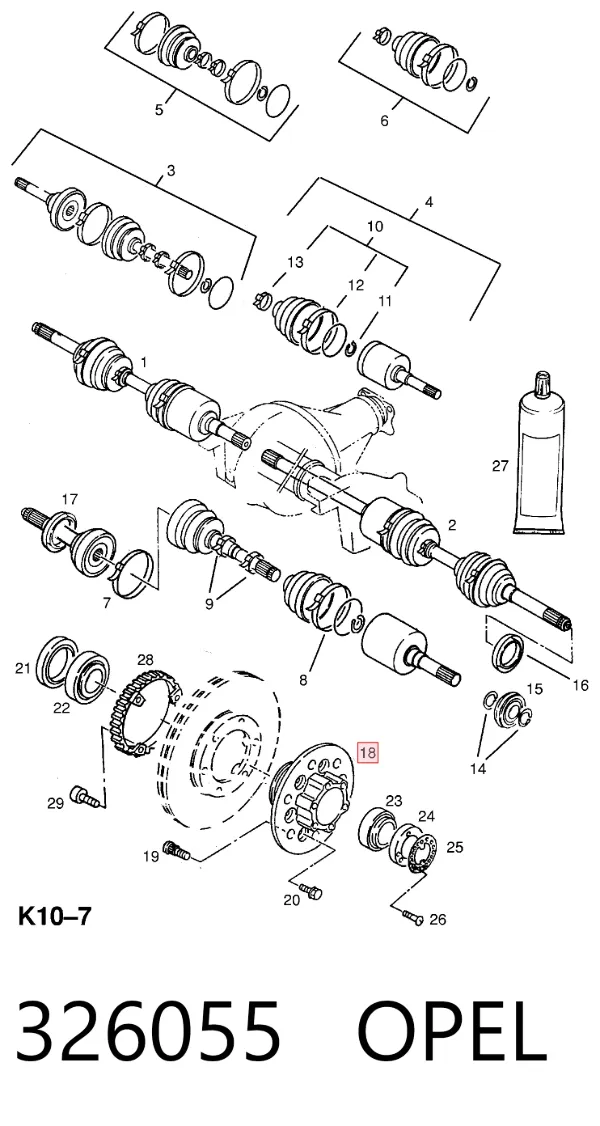Передняя ступица 8943810842 Honda