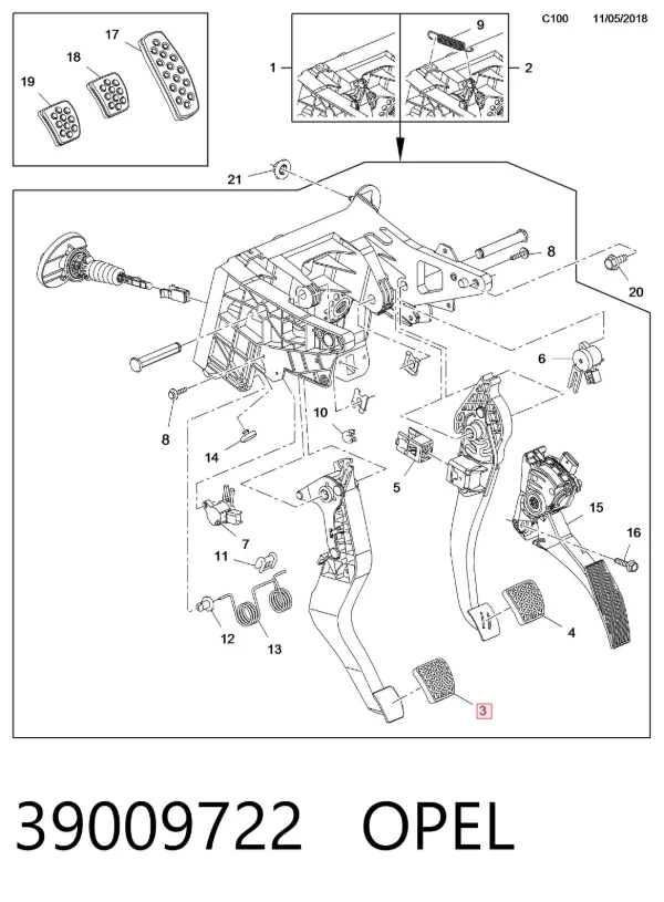  39009722 Opel