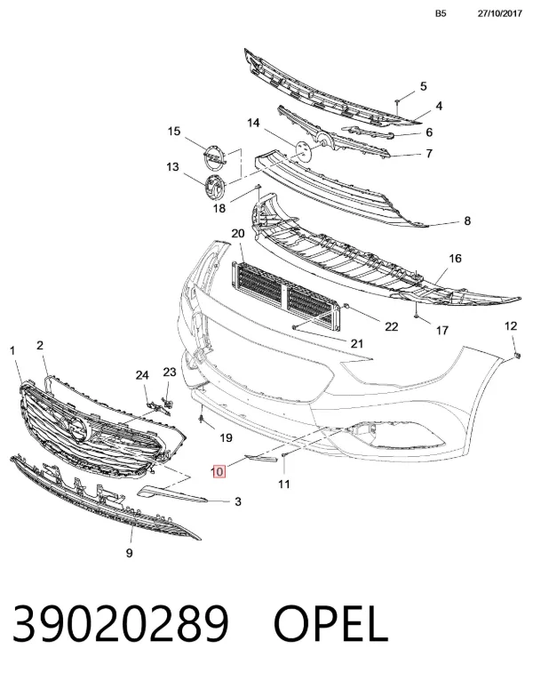  39020289 Opel