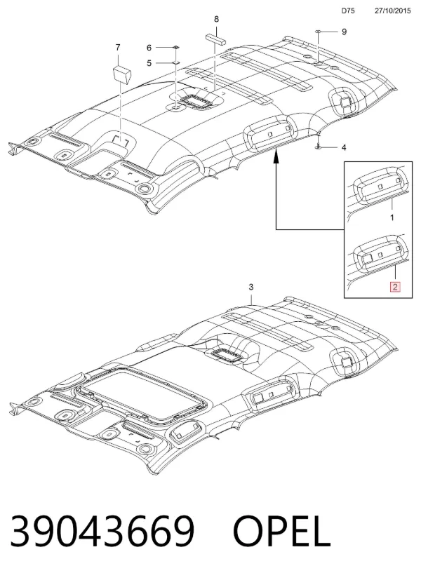  39043669 Opel