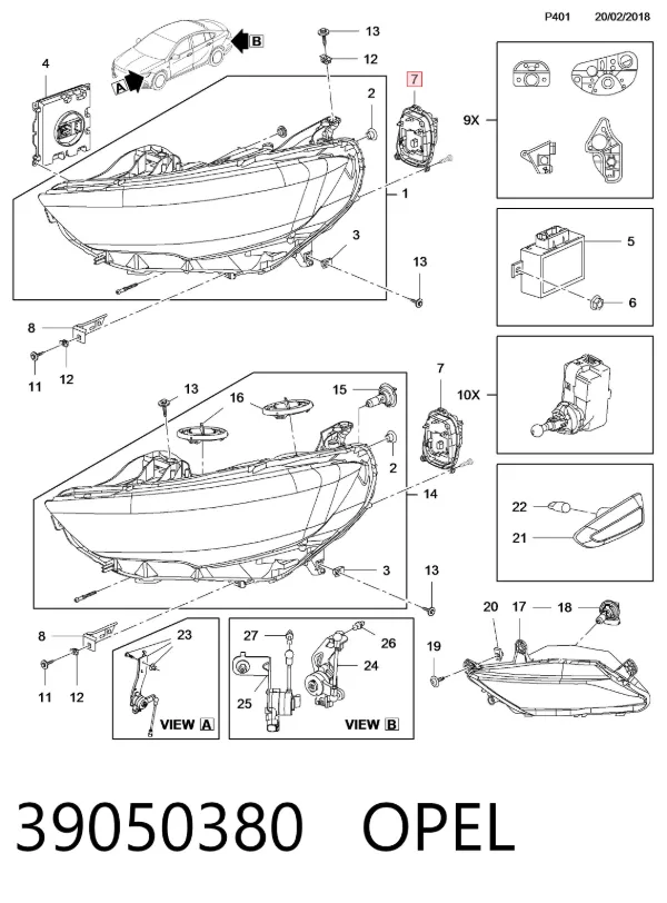  39050380 Opel