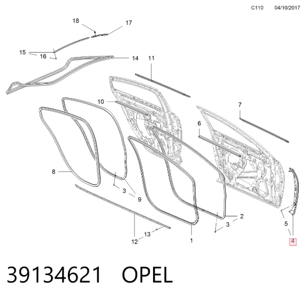  39134621 Opel