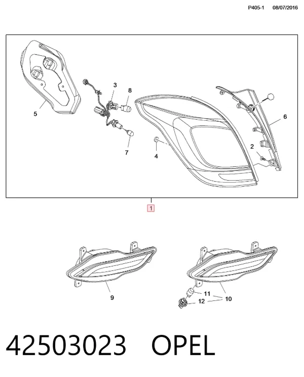  42503023 Opel