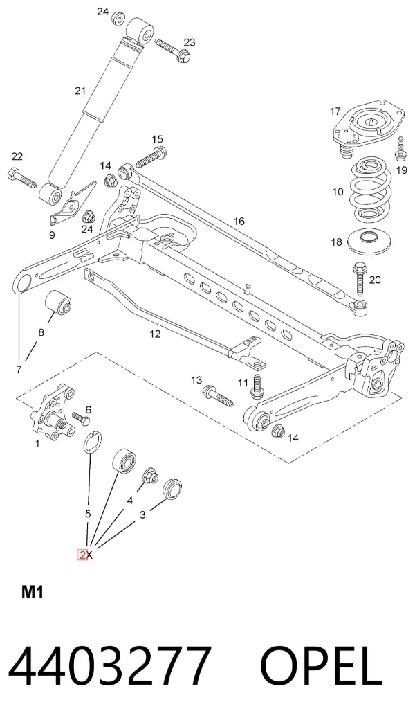 Тормозные диски 4403277 Opel