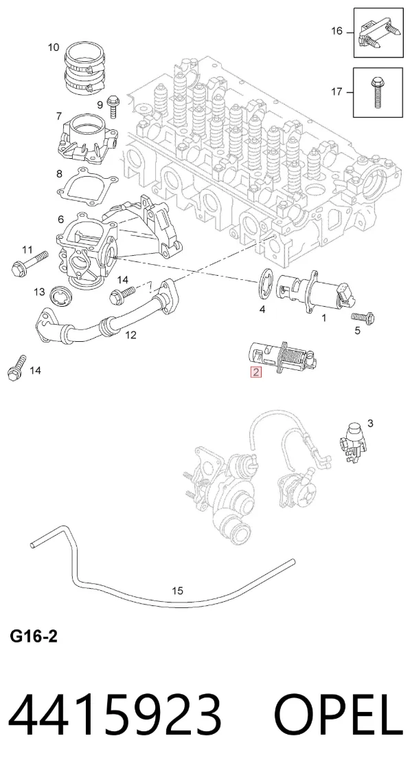 Клапан ЕГР 4415923 Opel