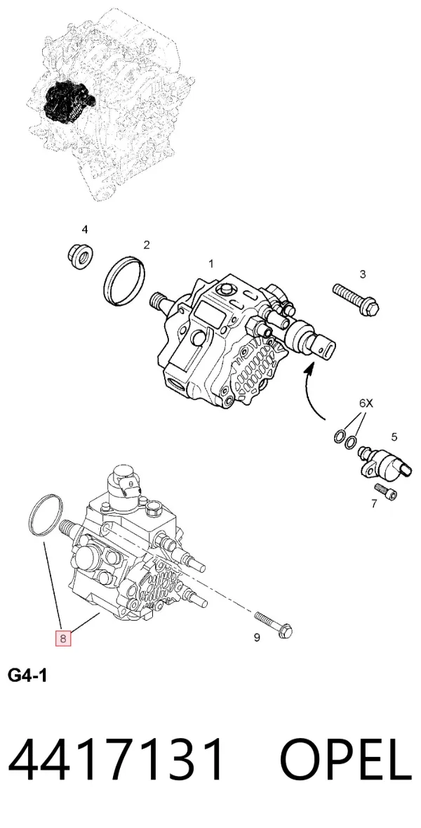 ТНВД 4417131 Opel