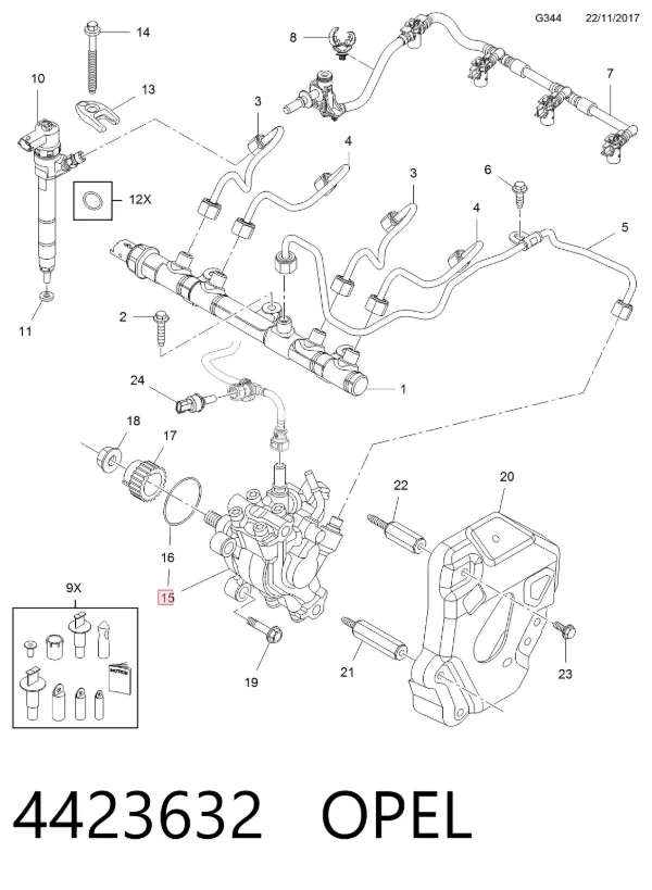 ТНВД 4423632 Opel