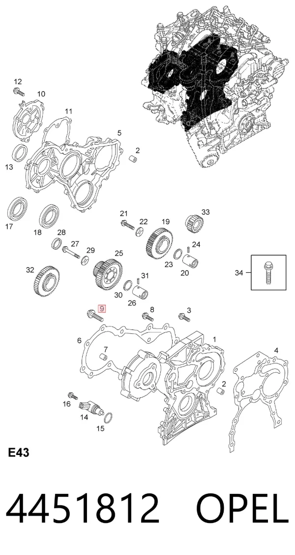  4451812 Opel