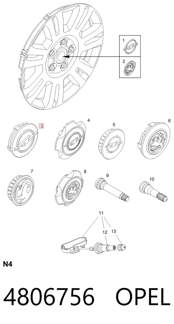  4806756 Opel