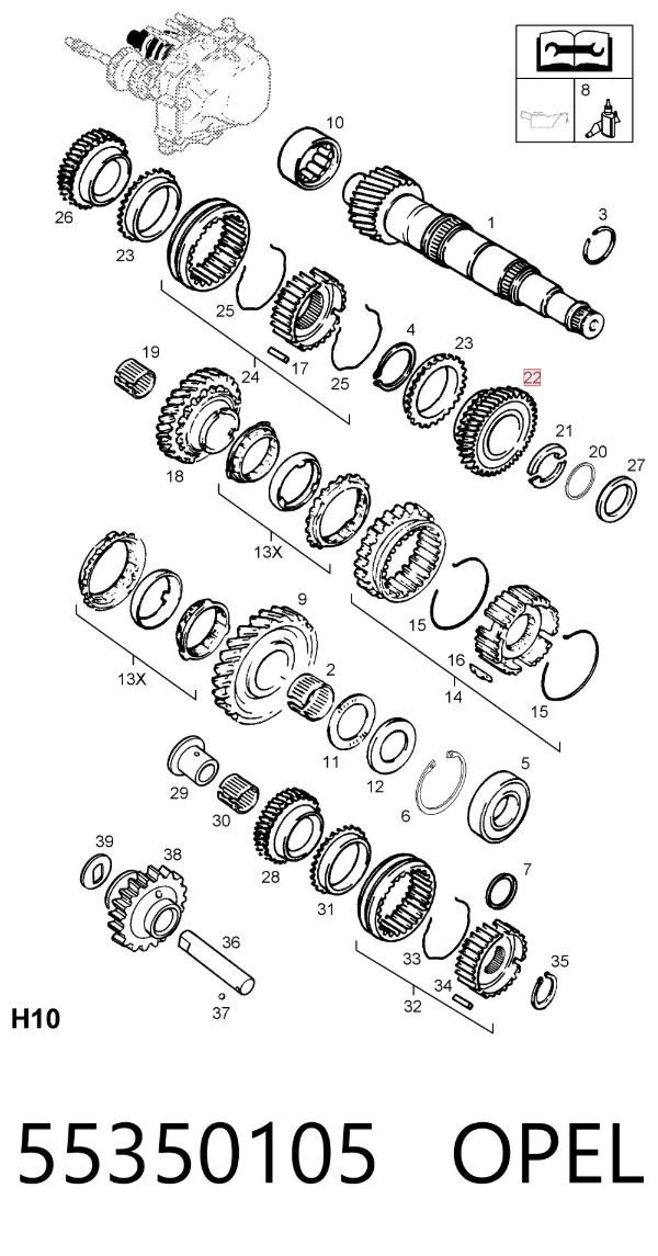  55350105 Opel