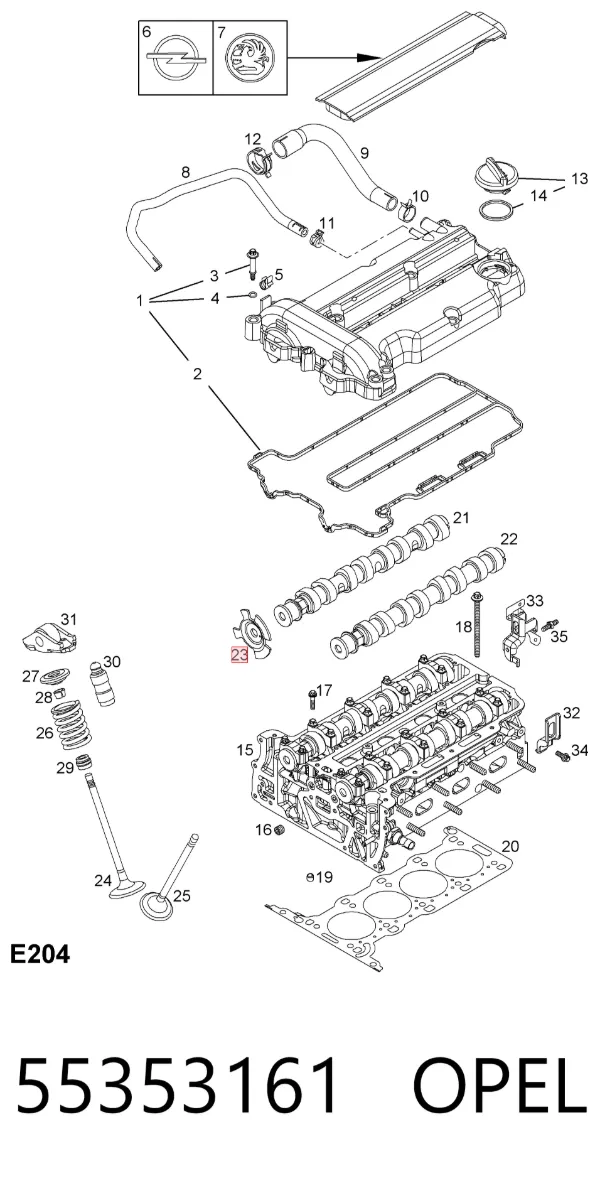  55353161 Opel