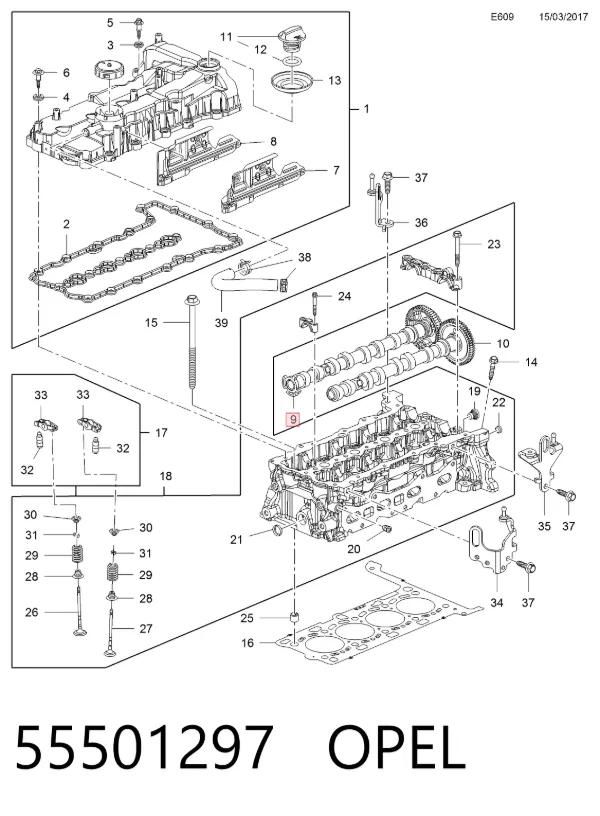  55501297 Opel