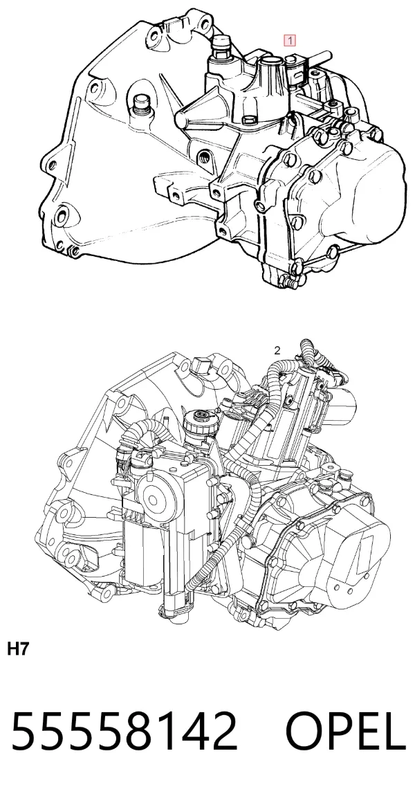 КПП 55558142 Opel