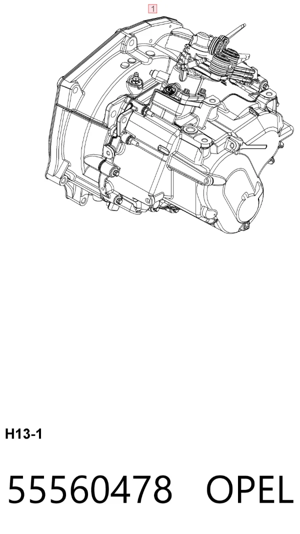 КПП 55560478 Opel