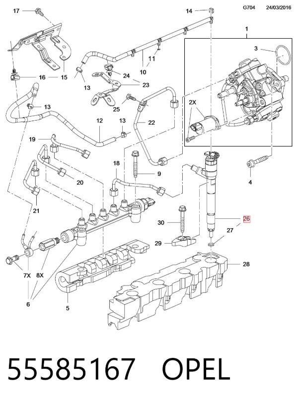  55585167 Opel