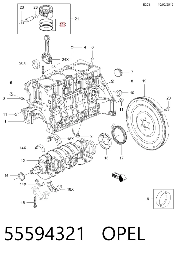  55594321 Opel