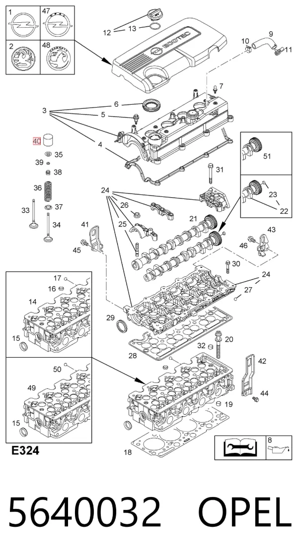 Гидрокомпенсатор 5640032 Opel