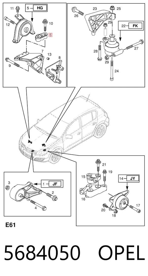  5684050 Opel