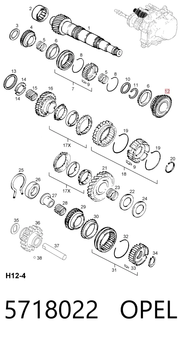  5718022 Opel