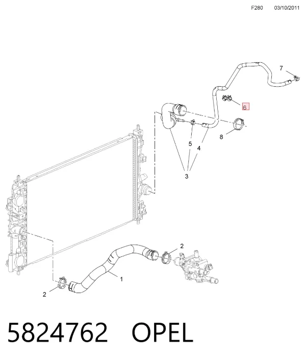  5824762 Opel
