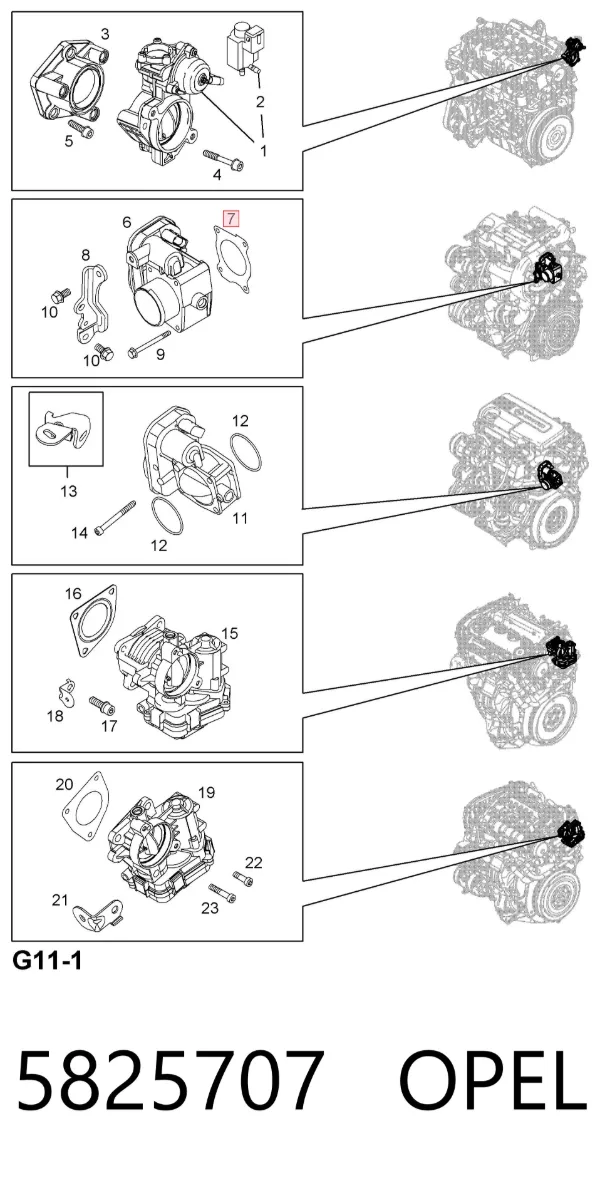  5825707 Opel