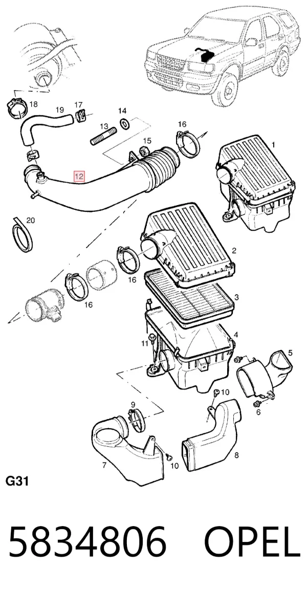  5834806 Opel