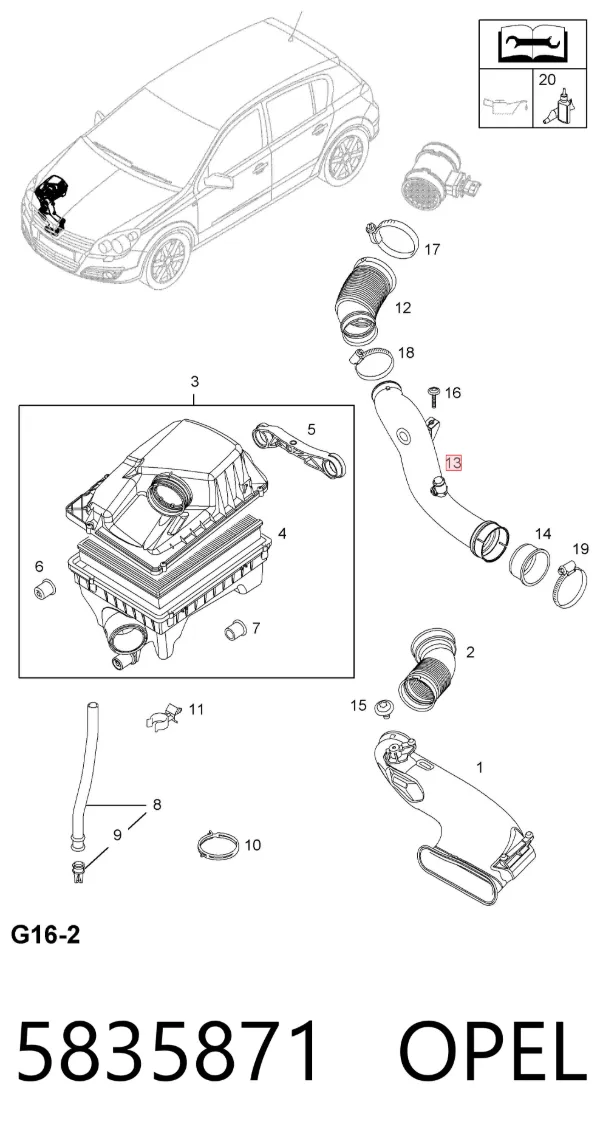  5835871 Opel