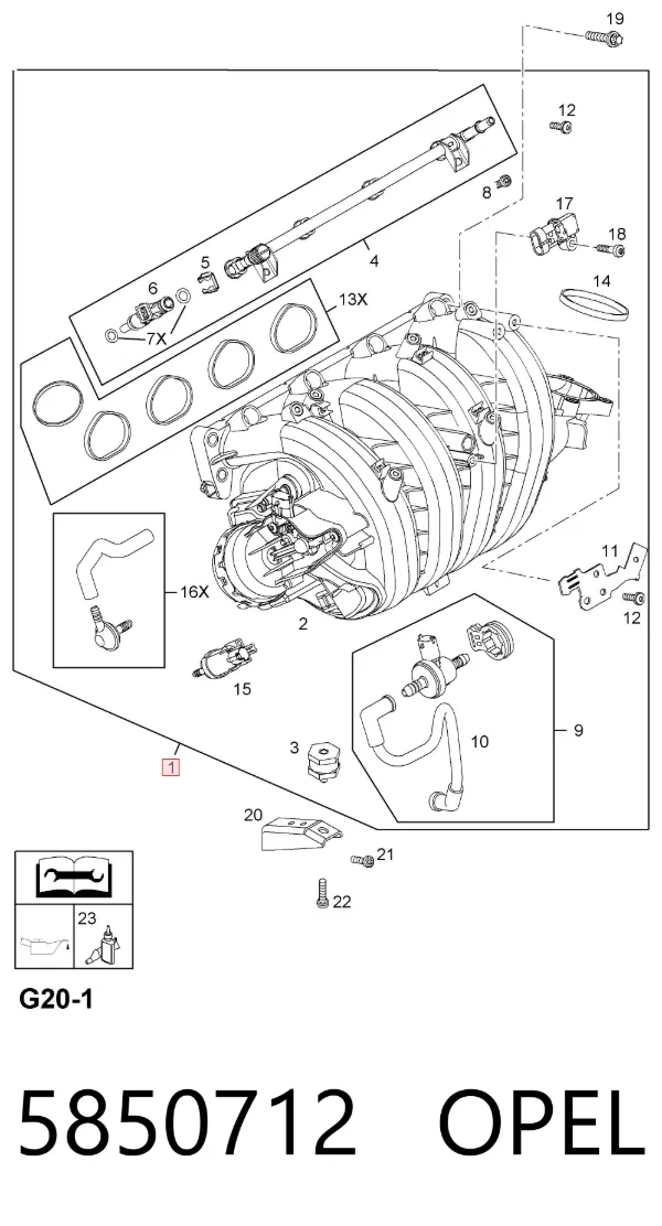  5850712 Opel