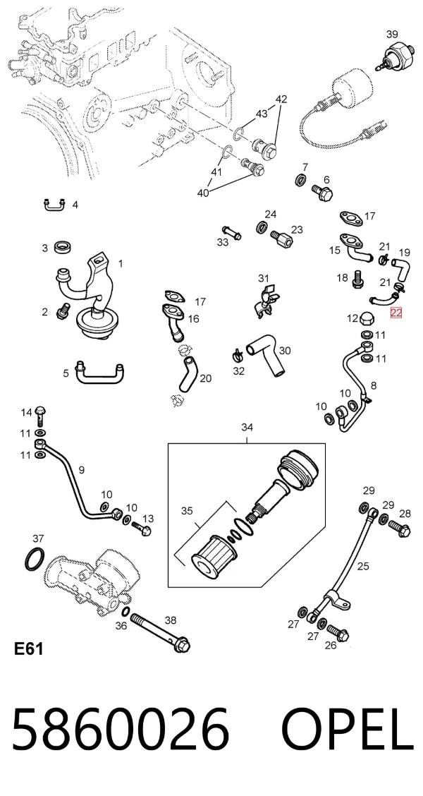  5860026 Opel