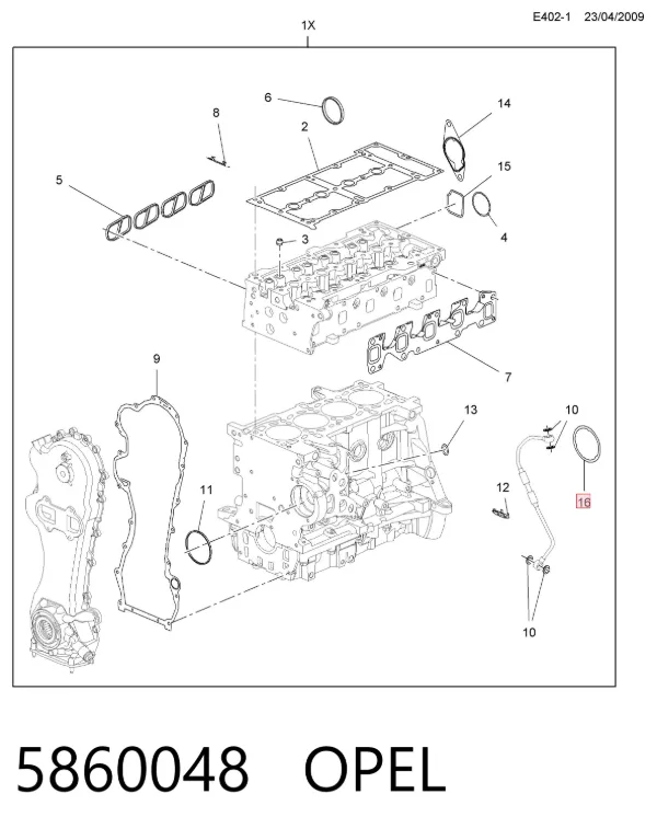  5860048 Opel