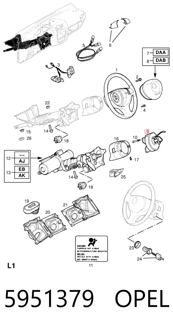  5951379 Opel