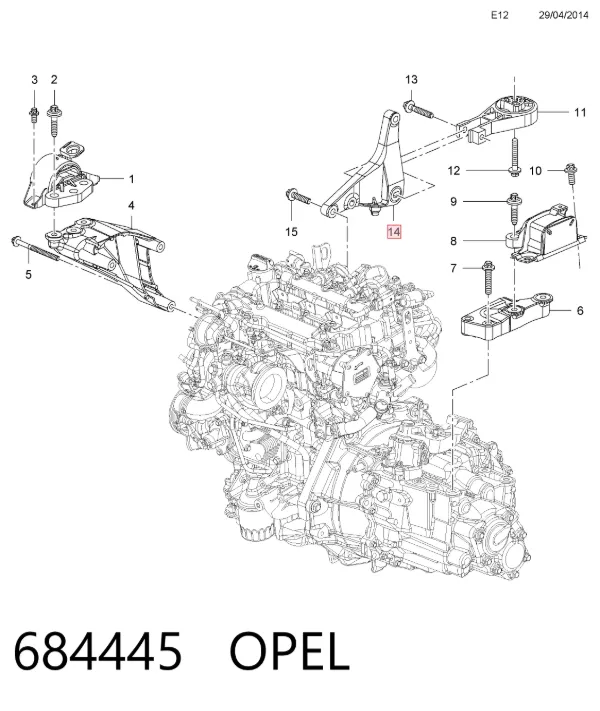  684445 Opel
