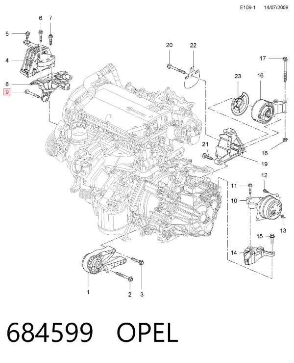  684599 Opel