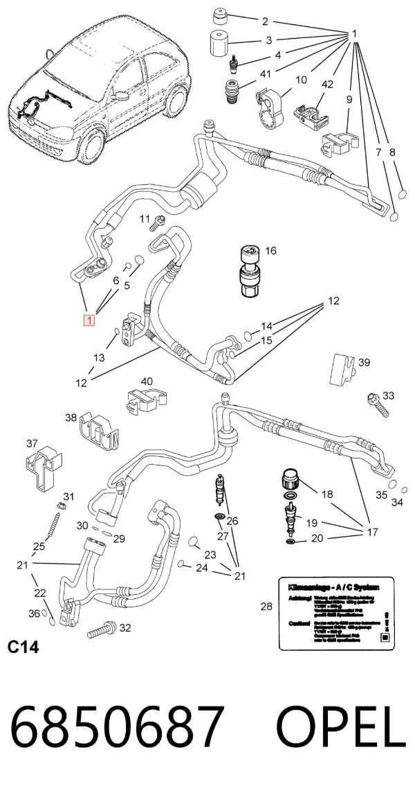  6850687 Opel